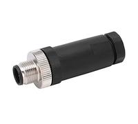 Culnflun NMEA 2000 Male Field Installable Connector, M12 5 Core IP67 Waterproofing, Premium ABS Metal Marine Boat Accessories, for Lowrance Simrad Navico Networks