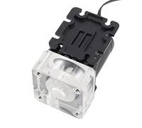Culnflun Noiseless Computer Water Cooling System Pump for PC Builds, 12V Ultra-Quiet Operation with 500L/H High Flow Rate, G1/4 Internal Thread Acrylic Pump