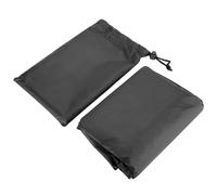 Culnflun Oxford Garden Umbrella Cover Protector Outdoor Patio Rain Covers Heavy Duty Weatherproof Fade Proof Rustproof Zipper for Round Square Market Umbrellas 280x81x46cm (280*30/81/46cm)