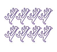 Culnflun Paper Clips, 100Pcs Cute Animal Shaped Planner Clips Bright Electroplated Anti Slip for Office Organizing Files Notebooks Bookmarks (Dinosaur)