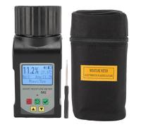 Culnflun Portable Mini Cup Grain Humidity Meter, Digital LCD Display Coffee Cocoa Rice Wheat 25 Kinds Grains Tester for Farmers Food Producers ABS 165x78x73mm