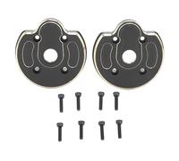 Culnflun RC Car Portal Cover Black Brass Rugged Rustproof Steering Knuckle Cap for Axial Capra SCX10 III AR45P Axle