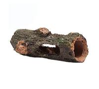 Culnflun Resin Aquarium Ornament Hollow Trunk Fish Tank Tree Log Wood Landscape Decoration Suitable for Aquarium Fish Tank 12 x 4.3x4.4cm 1 pcs
