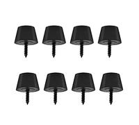 Culnflun Rubber Feet Anti Vibration Pads 4 Pairs 30x20mm Premium Shockproof Speaker Guitar Amplifier Stand Base with Screws for HiFi Audio Equipment and Car Subwoofer Black