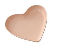 Culnflun Serving Platter Heart Shape Dinner Plate Plastic Easy to Clean Versatile Kitchen Dinnerware for Party Gathering Wedding (1 Platter)