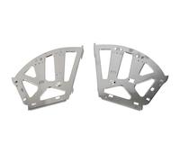 Culnflun Shoes Cabinet Hinges, 2PCS Stainless Steel Heavy Duty Rustproof Flip Hinge Replacement Fittings for Shoe Rack Drawer Cabinet Silver (3 Tier)