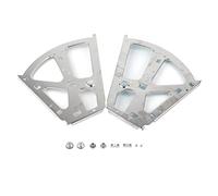 Culnflun Shoes Cabinet Hinges, 2PCS Stainless Steel Heavy Duty Rustproof Flip Hinge Replacement Fittings for Shoe Rack Drawer Cabinet Silver (2 Tier)