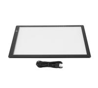 Culnflun Slide Viewer Light Box, A4 Ultra-Thin Powered Light Scanner with 3 Adjustable Brightness Soft LED USB Powered Slide Scanner APP Editing Pad for Photo Film Negative