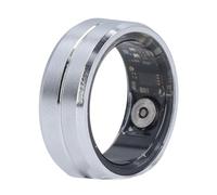 Culnflun Smart Health Ring, IP68 Water and Dust Resistant, 7 Days Long Lasting Life Rechargeable Bluetooth Connectivity, Exercise and Health Monitoring, Silver Unisex (17.3mm / 0.68in)