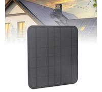 Culnflun Solar Panel for Security Camera, 9.8ft 12W Solar Panel Quick Charger Ip65 Waterproof Adjustable Wall Cable for Ring Spotlight Cam And Ring Stick up Cam (Black)