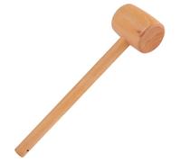 Culnflun Solid Wood Hammer Leather Craft Tools Carving Beech Hammer Hand Made DIY Carpenter Mallet for Leather Crafting Woodworking