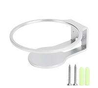 Culnflun Speaker Wall Mount Holder Stand, Sound Hanger Mount for HomePod Mini Black Space-Saving Smart Speaker Stand with Cord Management Aluminum Alloy (Silver)