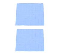 Culnflun Thermal Silicone Heatsink Pad, High Performance Conductive Cooling Pads for CPU LED Heat Dissipation Durable Silicone Material 100 x 100 x 1mm 2Pcs