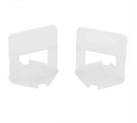 Culnflun Tile Leveling Clip 100pcs, Tiling Spacer Tile, Level Spacer Plastic Disposable, for Floor Wall Ceramic Tile Installation 1.0mm 1.5mm 2.0mm 2.5mm 3.0mm Gap Options (Width 1.5mm)