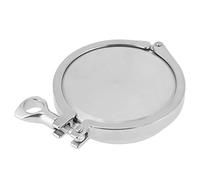 Culnflun Tri Clamp Set, 4 Inch Sanitary Pipe Fittings Ferrule Set 102mm Stainless Steel Durable End Cap Weld Ferrule Clamp Gasket for Food Beverage Dairy Pharmaceutical Industry
