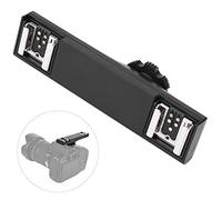 Culnflun Ultra -Light Dual hot Shoe splinters for SLR Cameras and Camcorder from ABS and PC Black 11 x 3 x 2 4 cm