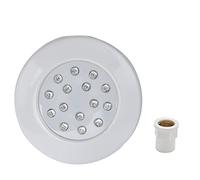 Culnflun Underwater Light Pool Light Outdoor Light RGB LED Adjustable Colorful Landscape Lamp for Pond Fountain 7W IP68 Waterproofing DC 12V Low Voltage Plastic 12.5x12.5x4cm