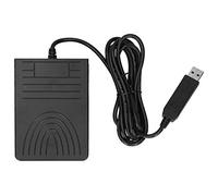 Culnflun USB Foot Switch Pedal for PC Computer - Programmable Foot Control Switch for Gaming, Push to Talk, Transcription - Single USB Pedal with Adjustable Response Speed