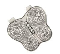 Culnflun Vintage Jewelry Trinket Box, Butterfly Shape Ring Earrings Treasure Storage, Chest Case Keepsake Organizer Box for Girl Gift Woman Birthday Wedding Christmas