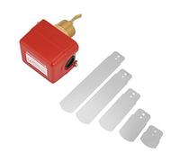 Culnflun Water Flow Switch 1 Inch HFS-25 SPDT Paddle Flow Switch for Pump Boiler Chiller - 304 Stainless Steel Liquid Sensor with 5 Paddles 15A for Water Oil HVAC System
