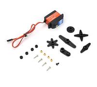 Culnflun Waterproof Metal Gear Digital Servo High Torque 180° for 1/10 1/8 Short Truck Racing Car RC Car Servo with Coreless Motor Aluminium Mesochite 40mm x 38mm x 20mm