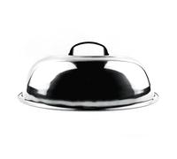 Culnflun Wok Lid 40cm, Stainless Steel Pan Cover Universal Fry Pans with Domed Lid Safe Scratch Proof Cookware for Kitchen Home Frying