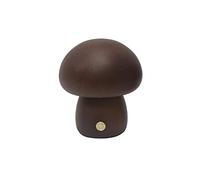 Culnflun Wooden Mushroom Night Light, Mushroom Lamp, USB Rechargeable LED Cordless Wooden Mushroom Table Lamps, Portable Wireless Small Lamp for Bedroom, Studyroom, Gifts (5)