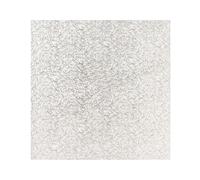 Culpitt 10'' (254mm) Cake Board Square Silver Fern - Single