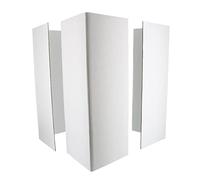 Culpitt 14" Cake Box Extension Corner Cards for 13" Cake Boxes, Pack of 4, Strong White Corrugated Card, Easily Protect Tall Celebration Cakes, Stacked Cakes, and Wedding Cakes - 14" x 10"