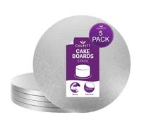 Culpitt 11" Silver Cake Boards - 5 Pack