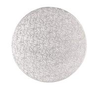 Culpitt 12'' (304mm) Cake Board Round Silver Fern-Single, 12"