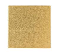 Culpitt 12'' (304mm) Cake Board Square Gold Fern - Single