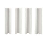 Culpitt 12" Cake Box Extension Corner Cake Cards, Pack of 100, White, Easily Protect Tall Celebration Cakes and Wedding Cakes - Extensions For 25 Boxes