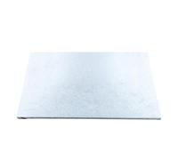 Culpitt 12" x 9" Oblong Cake Boards, 3mm Hardboard Cards For Celebration Desserts, Birthday Treats, Tray Bakes, Cupcakes, and More! Strong, Rectangular, Pack Of 10