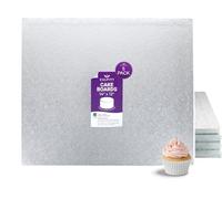 Culpitt 14 x 12 (30.5cm) Oblong Silver Cake Boards - 5 Pack