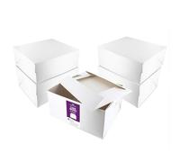 Culpitt 16" x 12" Oblong Cake Boxes With Lid | 5 Pack| Rectangle Box, Rigid Transport And Protection For Birthday, Wedding, And Celebration Bakes, Recyclable Cardboard Bakery Boxes - Pack Of 5