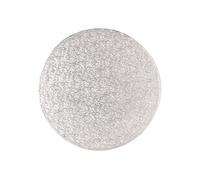 Culpitt 18'' (457mm) Cake Board Round Silver Fern - single