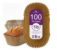 Culpitt 1lb Loaf Tin Liners, Greaseproof - 100 Pack