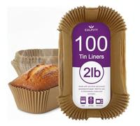 Culpitt 2lb Loaf Tin Liners, Greaseproof - 100 Pack