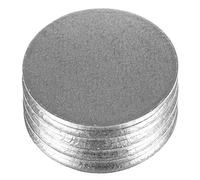 Culpitt 8" Cake Board | 5 Pack | Cake Drum, Silver Fern, 8 Inch (203mm) Round, 12mm Thick, (Pack of 5 Boards)