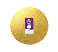 Culpitt 8" Round Cake Boards | Gold | 2.7mm Cards For Celebration Desserts, Birthday Treats, Tiered Sponge, Cupcakes, and More! 8 inch, Pack Of 10