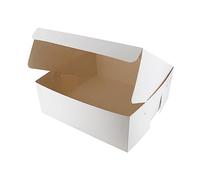 Culpitt 8 x 8 (20cm) White Bakery Boxes - 10 Pack