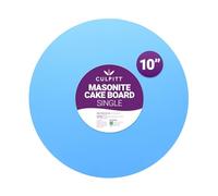 Culpitt Blue 10" Masonite Cake Board, Extra Strong, Round, 5mm Thick | Matt Blue | 254mm | 10 Inch Round