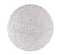 Culpitt Cake Board, Cake Drum, Silver Fern, 14 Inch (355mm) Round, 0.5 Inch (13mm) Thick, (Pack of 1 Board)