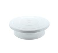 Culpitt Cake Decorating Turntable, Revolving Cake Stand, Easy Icing and Decorating, White Plastic - 275mm, 11"