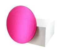 Culpitt Cerise Board & Box Set | 12" | White Cake Box & Drum, Transport & Protection Combo - Pink