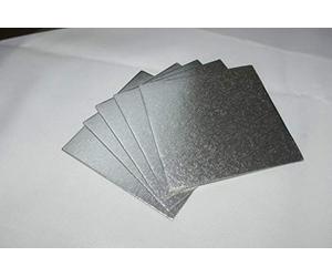 Culpitt Cut-Edge Boards 7inch Square -Pack of 5- Cake Decorating Wedding Support Card 1.8mm