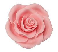 Culpitt LIGHT PINK 63mm XL Edible Sugar Soft Roses Wedding Cup Cake Decoration