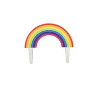 Culpitt Ltd Rainbow Pic Cake Topper, 1 Pc, Gum Paste Cake Decorations For a Magical Birthday Cake, Colourful Time-Saving Topper, Multicolour