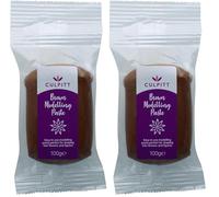 Culpitt Modelling Paste, Brown, Sugarpaste, Gumpaste For Cake Decorating, Flowers, Animals, Figures, Models - Sets Hard, 100g (Pack of 2)